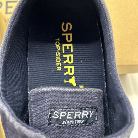 Sperry Captains CVO Drink Navy Denim Look Women Sz 7.5 New in Box - Picture 3 of 8